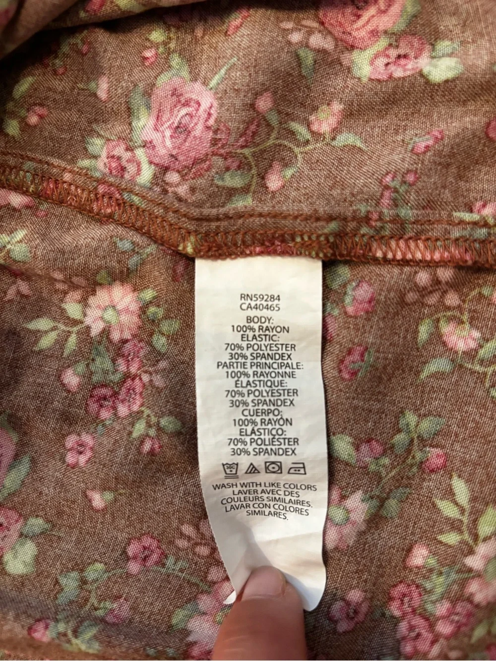 CHILDREN’S PLACE Floral Smocked dress. Size M.
